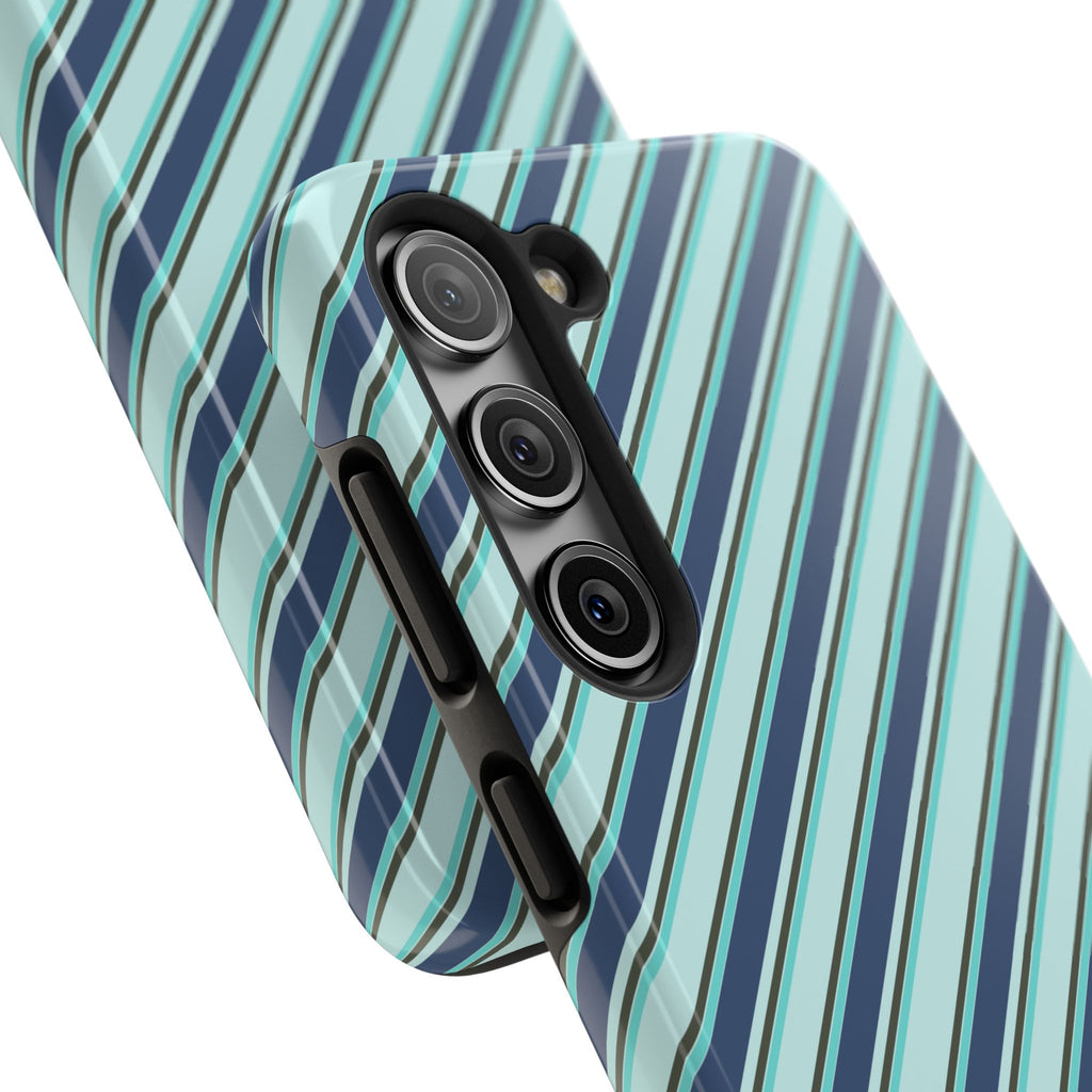 Angelina Stripes | Blue - Samsung Galaxy Case