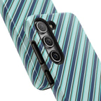 Angelina Stripes | Blue - Samsung Galaxy Case