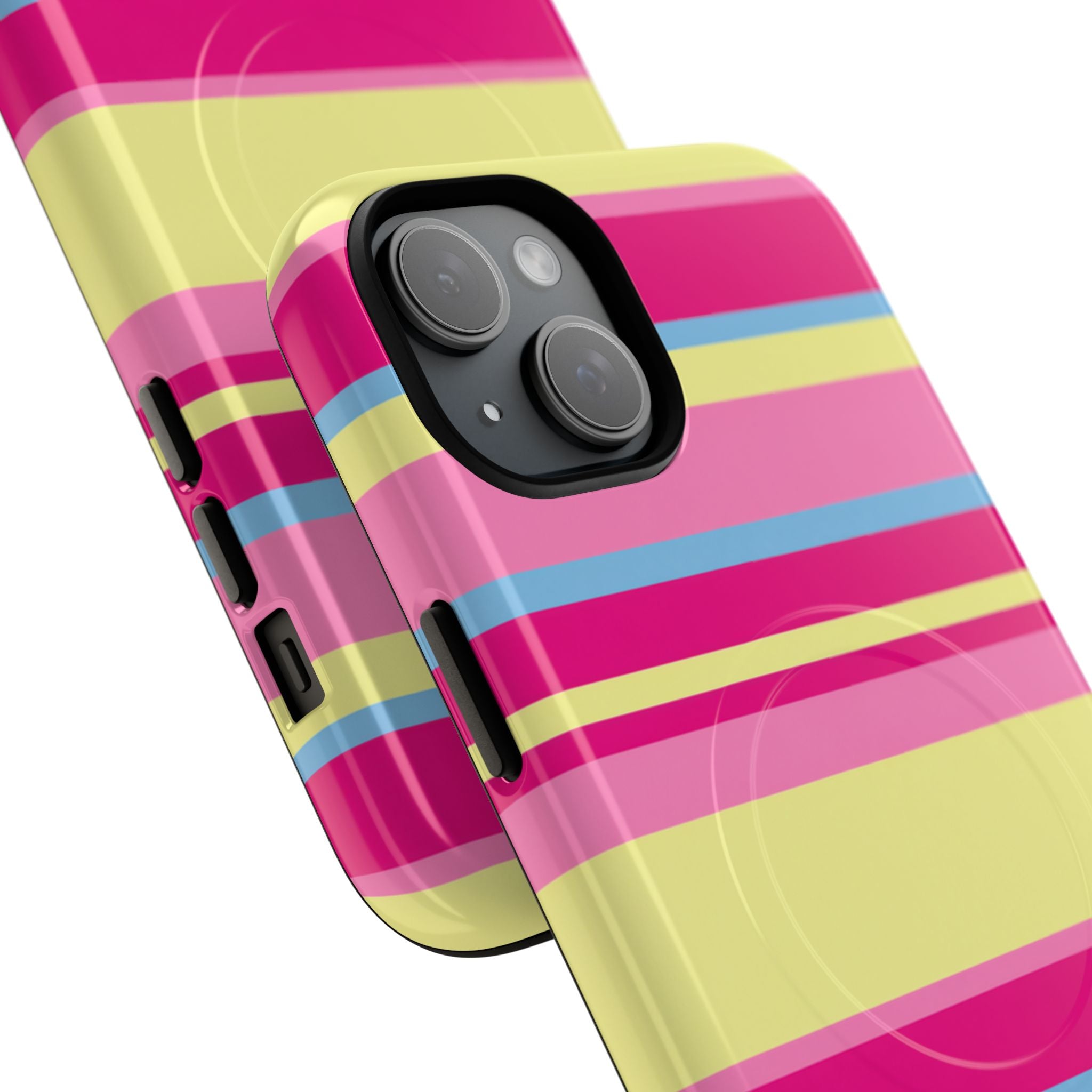 Lemonberry Stripe MagSafe iPhone Case