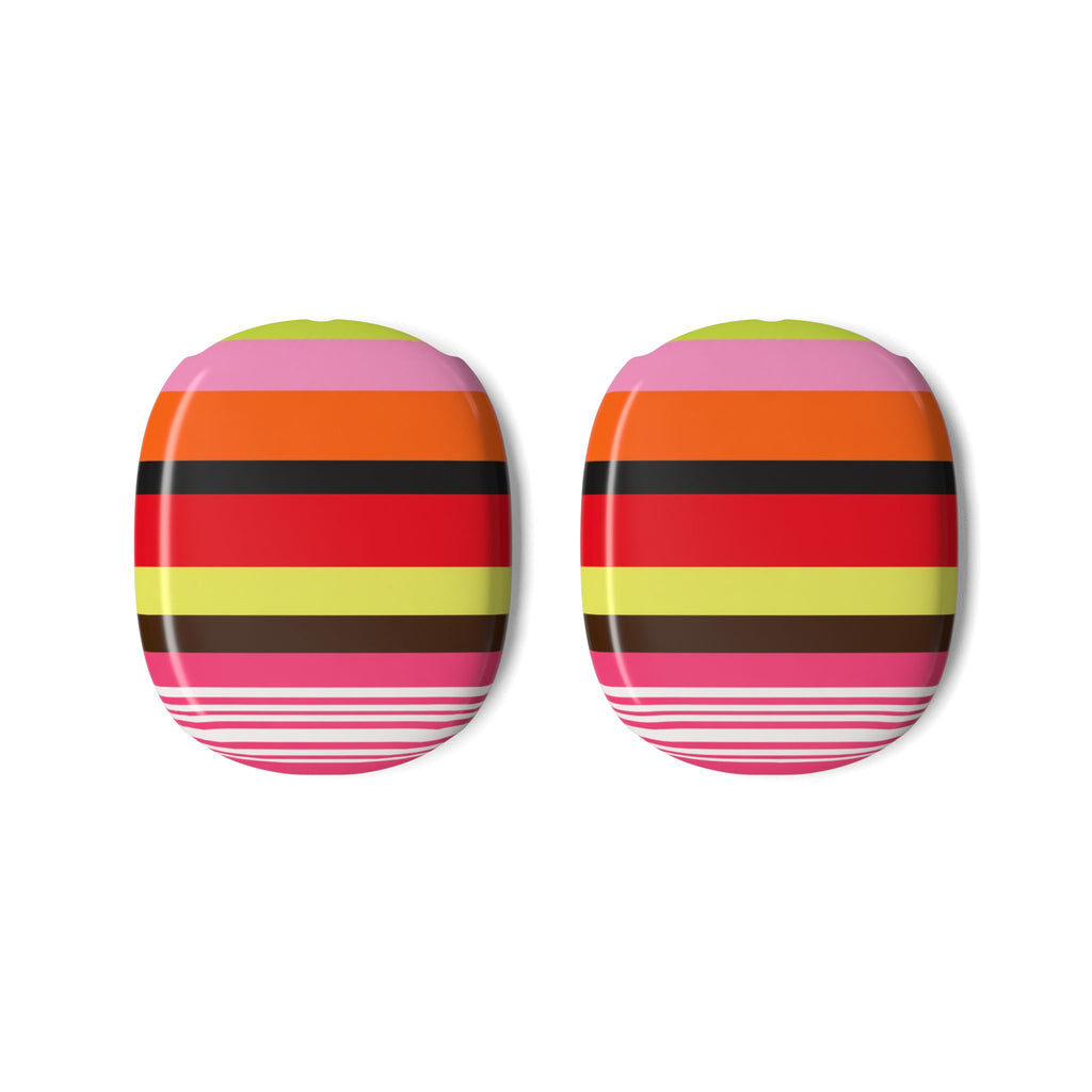 Berry Citrus Stripe AirPods Max Covers