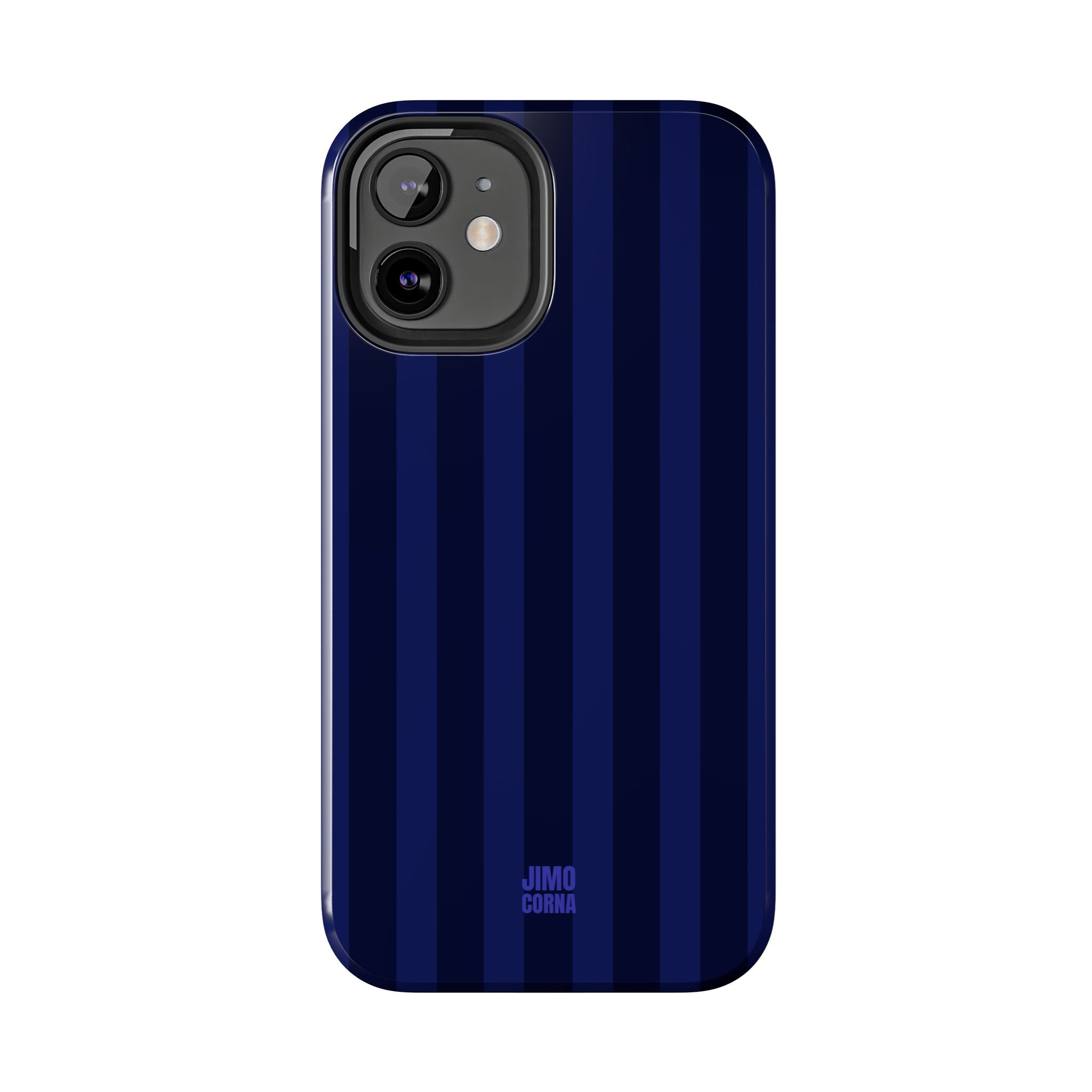 Bold Stripes iPhone Case | Navy Blue