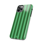Olive Green Bold Stripes