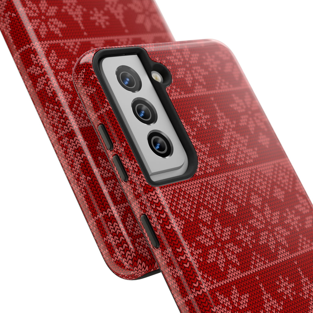 Holiday Knit | Red Samsung Galaxy Case