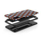 Big Polka Dot | Brown and Blue
