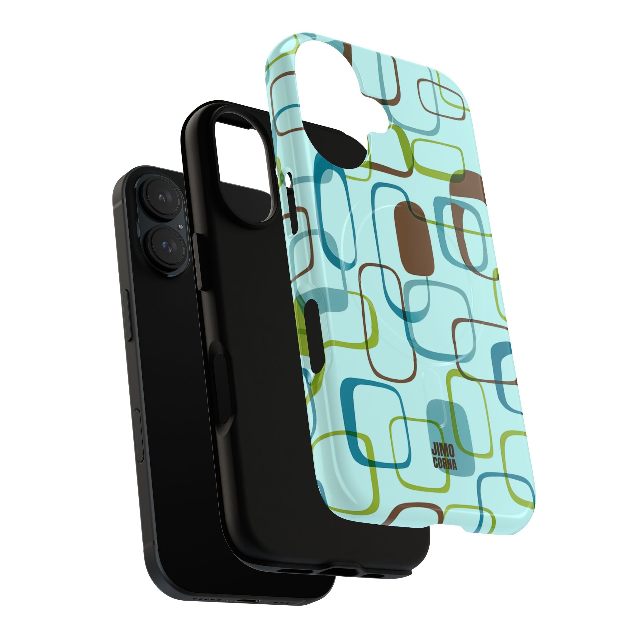 Coast Blocks MagSafe iPhone Case | Mint