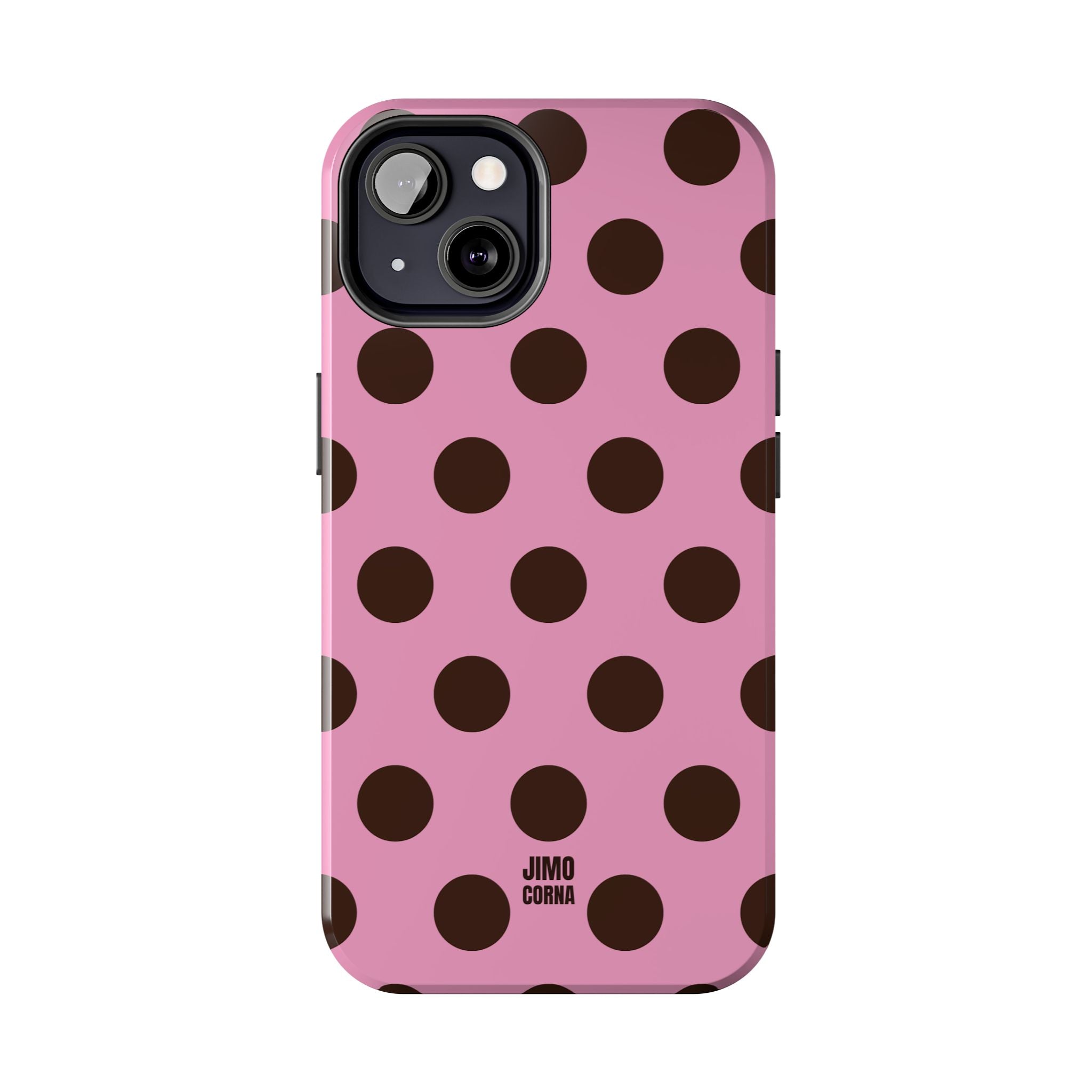 Big Polka Dot | Pink and Black