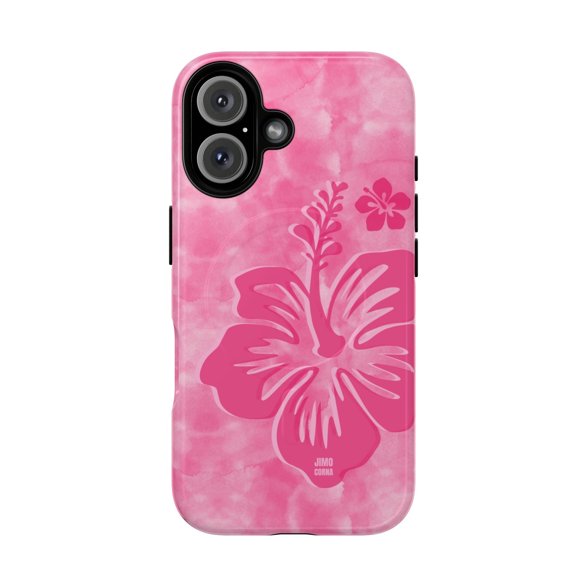 Pink Tie-Dye Hibiscus
