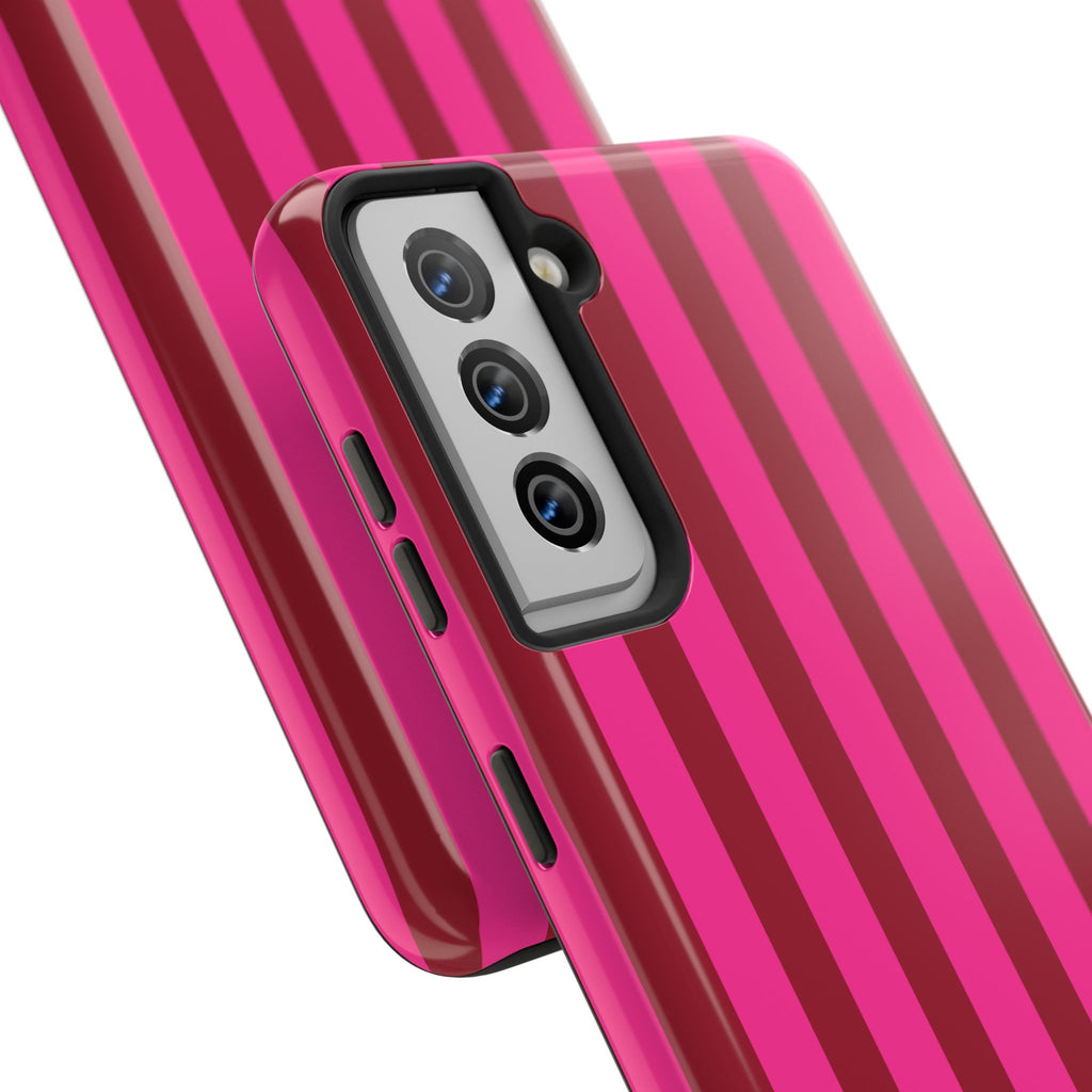 Bold Stripes Samsung Galaxy Case | Strawberry Burst