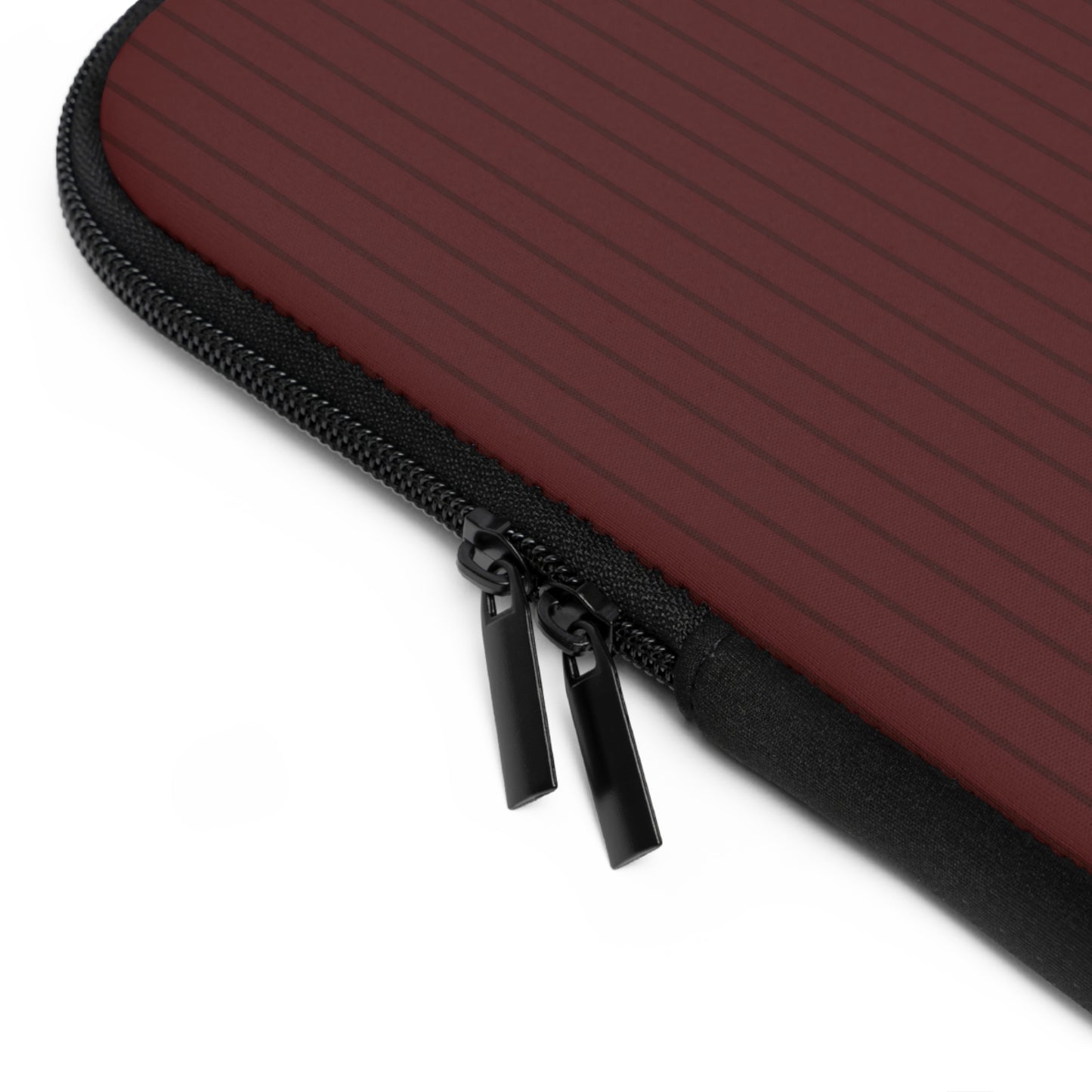 Red Cherry Soft Stripes Laptop Sleeve