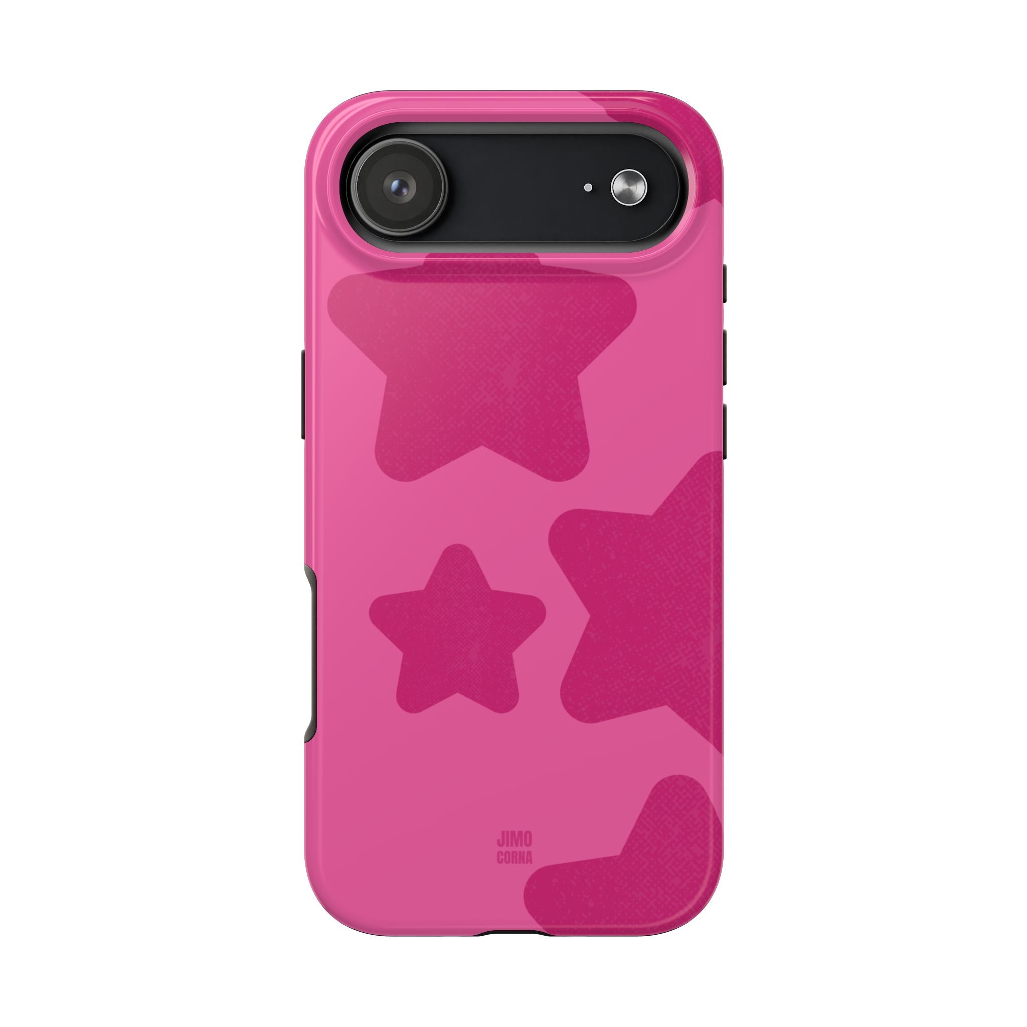 Hot Pink Bold Stars