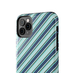 Angelina Stripes | Blue - iPhone Case