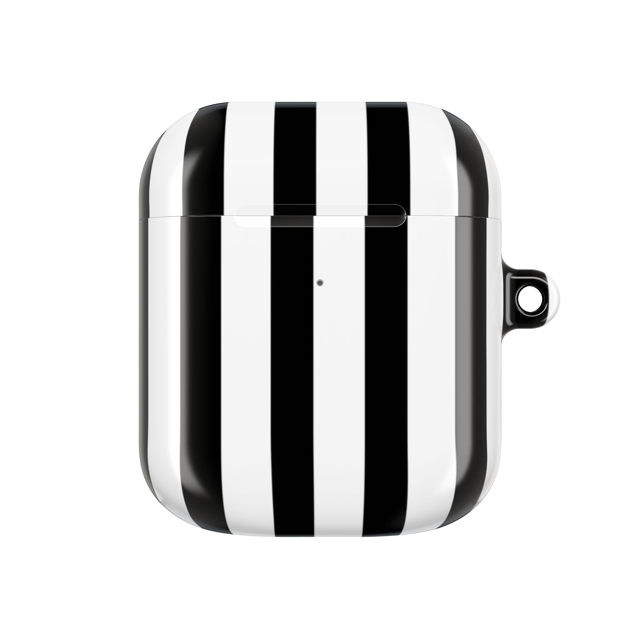 Bold Stripes AirPods Case | Black and White