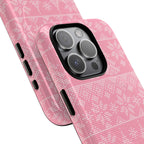 Holiday Knit | Pink MagSafe iPhone Case