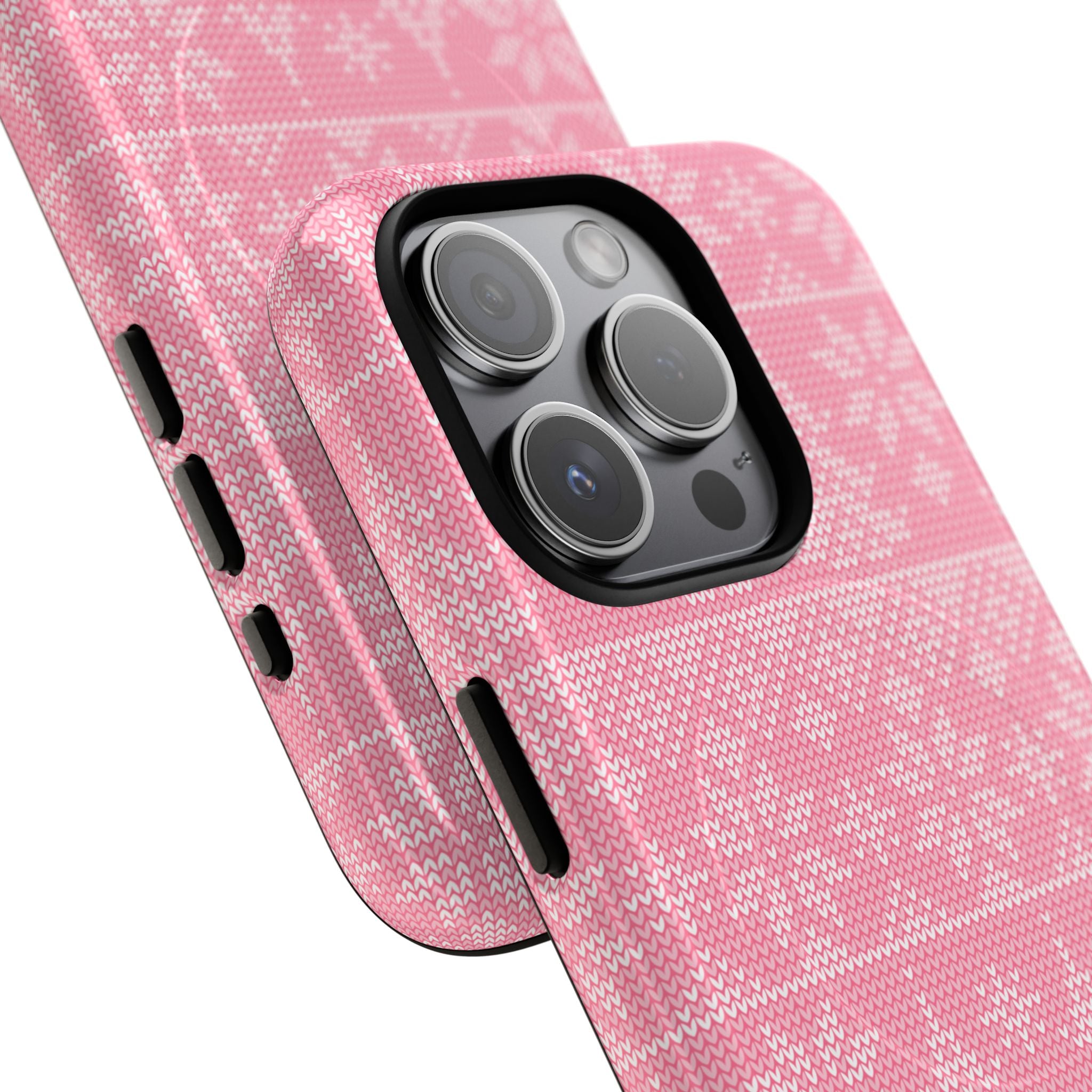 Holiday Knit | Pink MagSafe iPhone Case