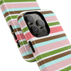 Sweet Candy Stripes MagSafe iPhone Case