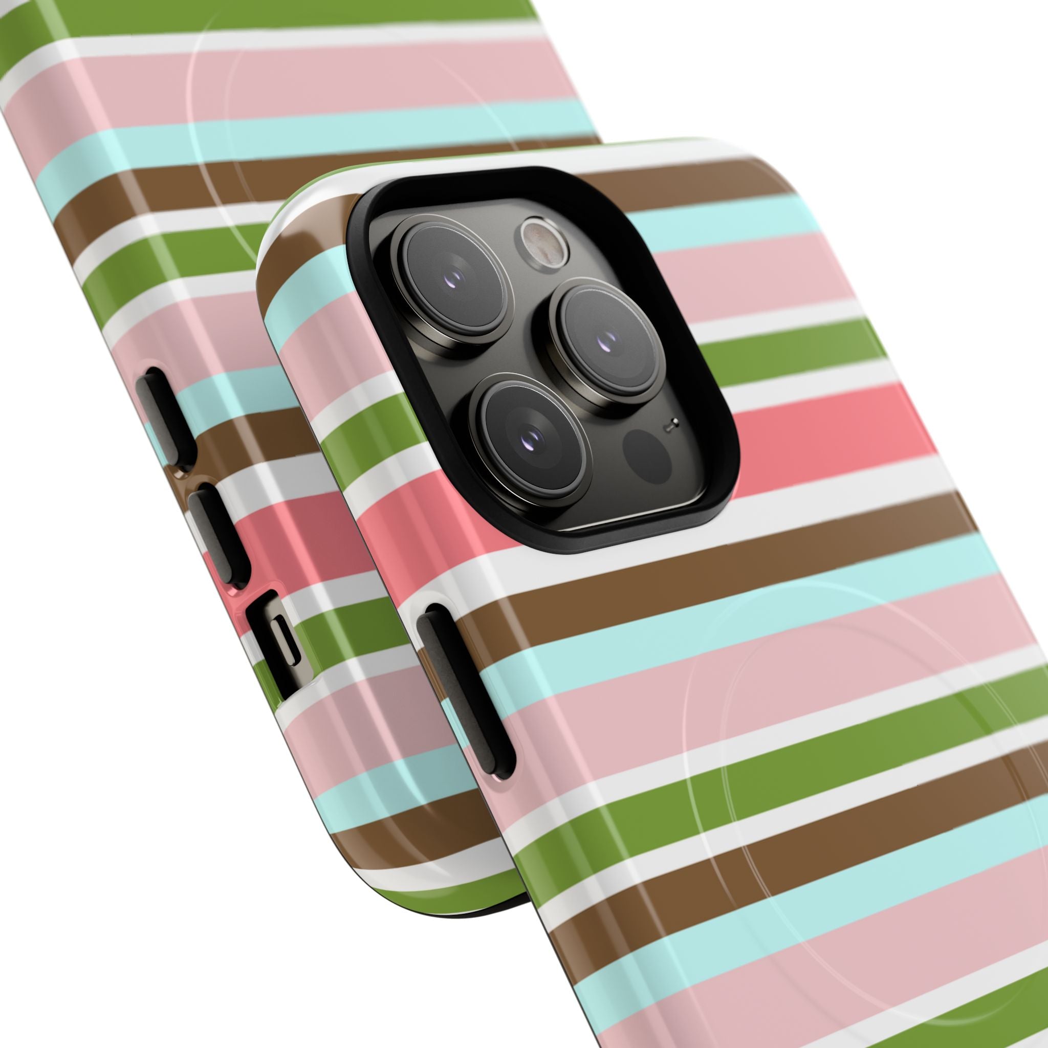 Sweet Candy Stripes MagSafe iPhone Case