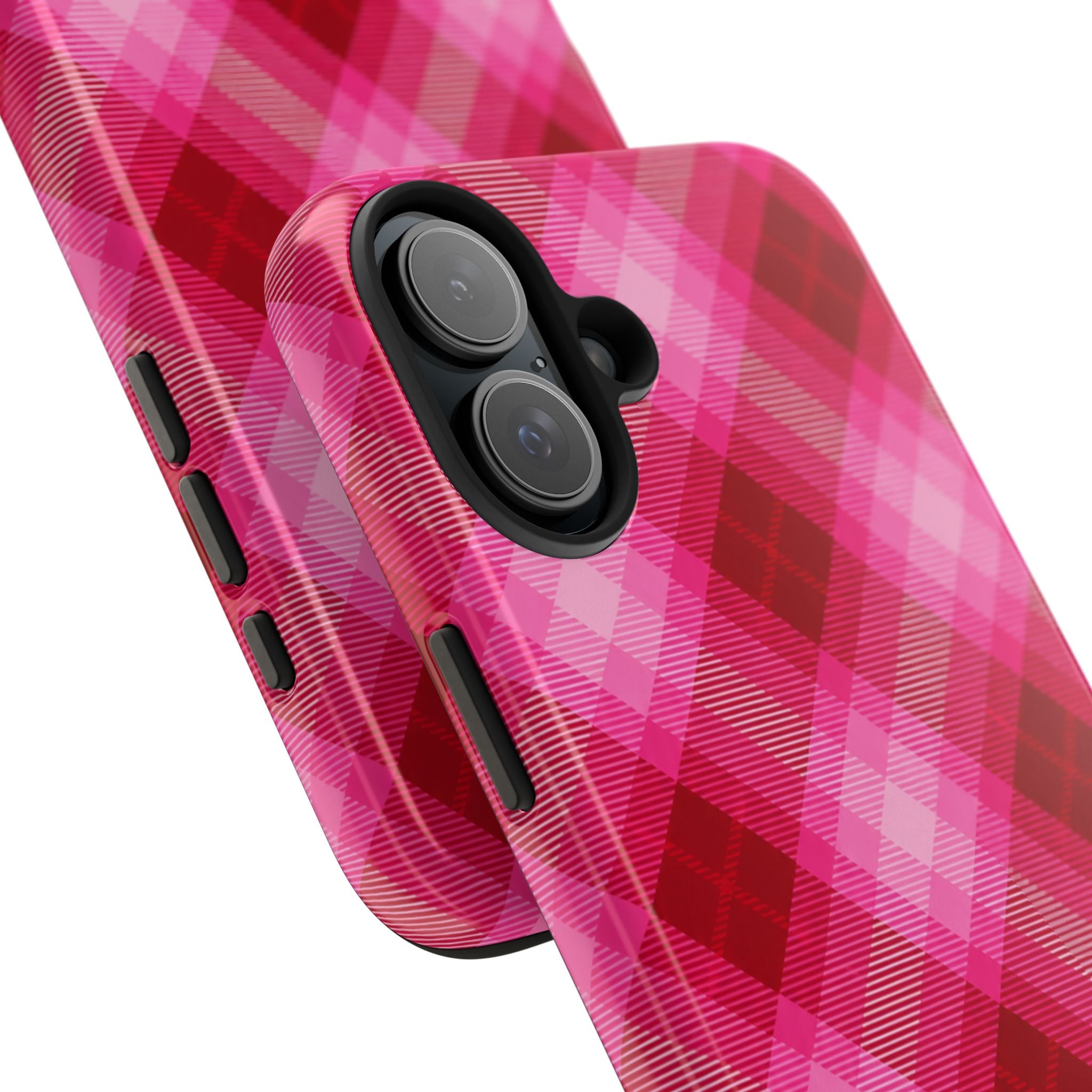 Pink Picnic Plaid iPhone Case