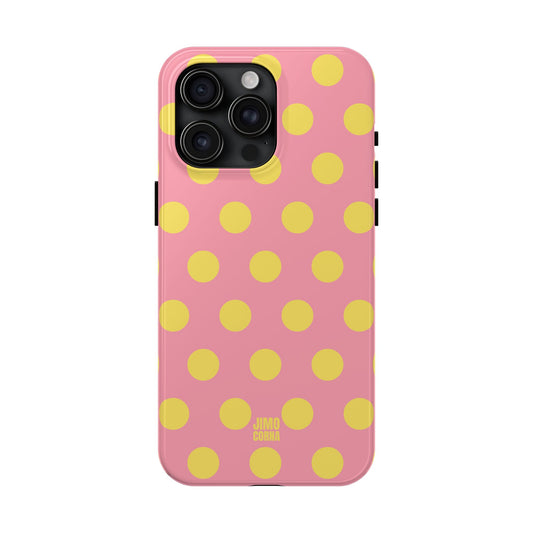 Big Polka Dot | Pink and Yellow