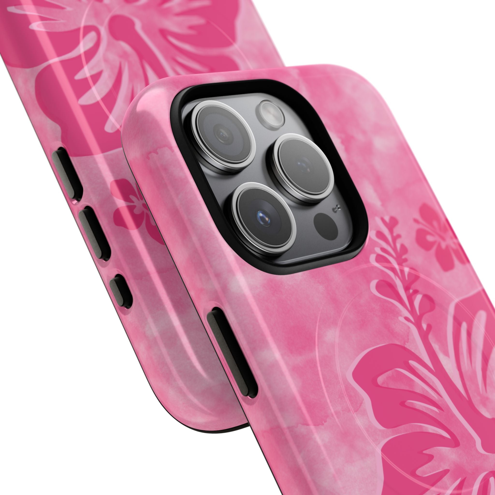 Pink Tie-Dye Hibiscus