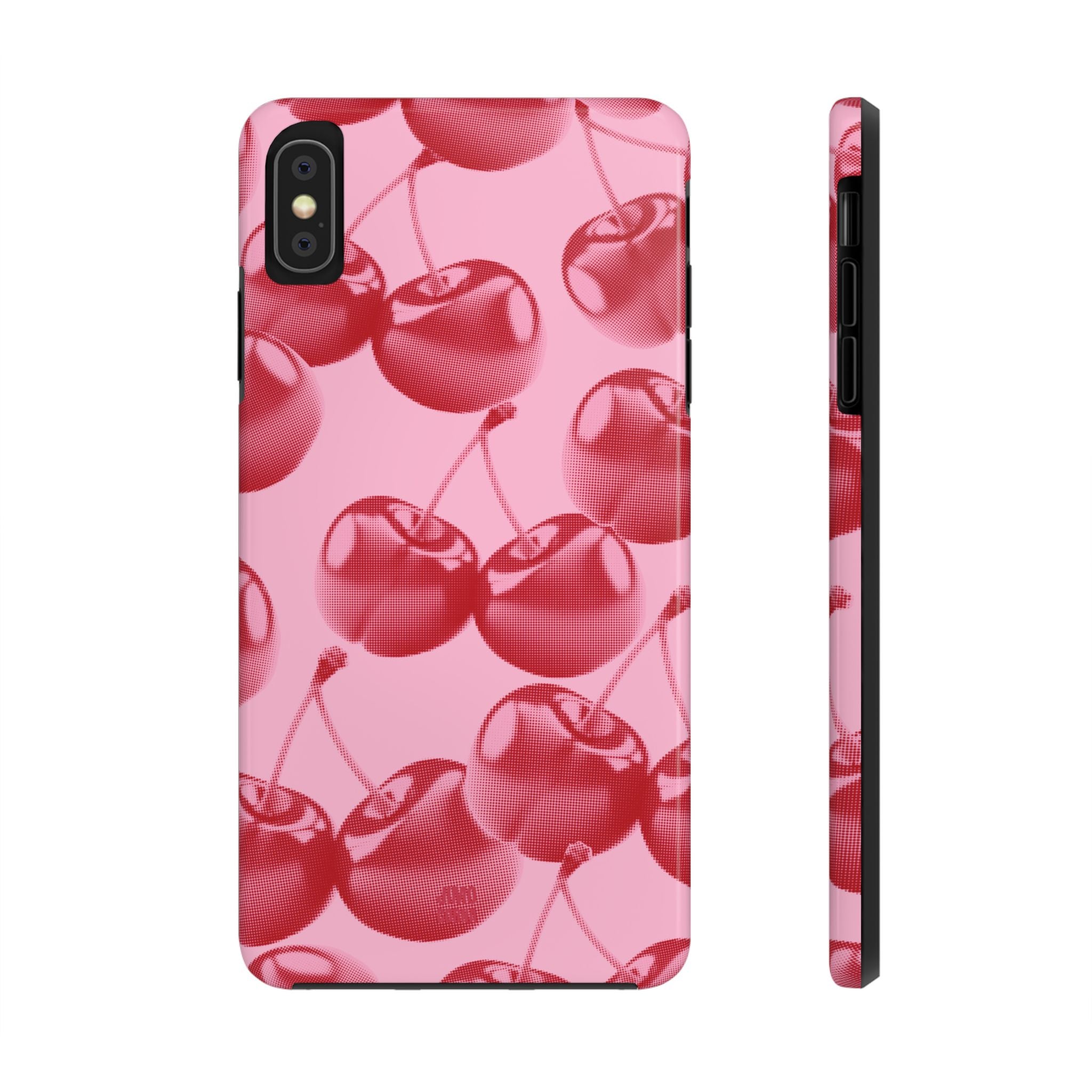 Pink Retro Cherries