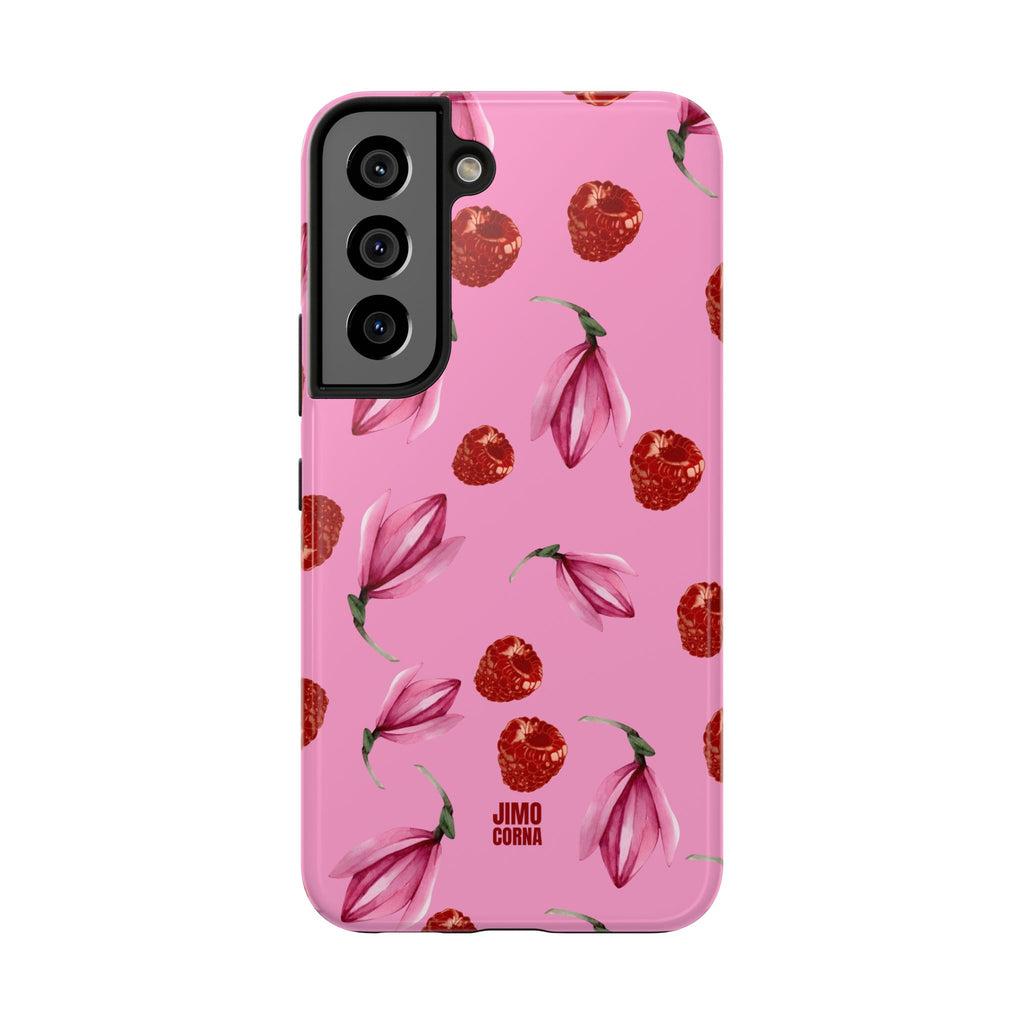 Raspberries and Flowers