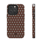 Polka Dot | Brown and Blue