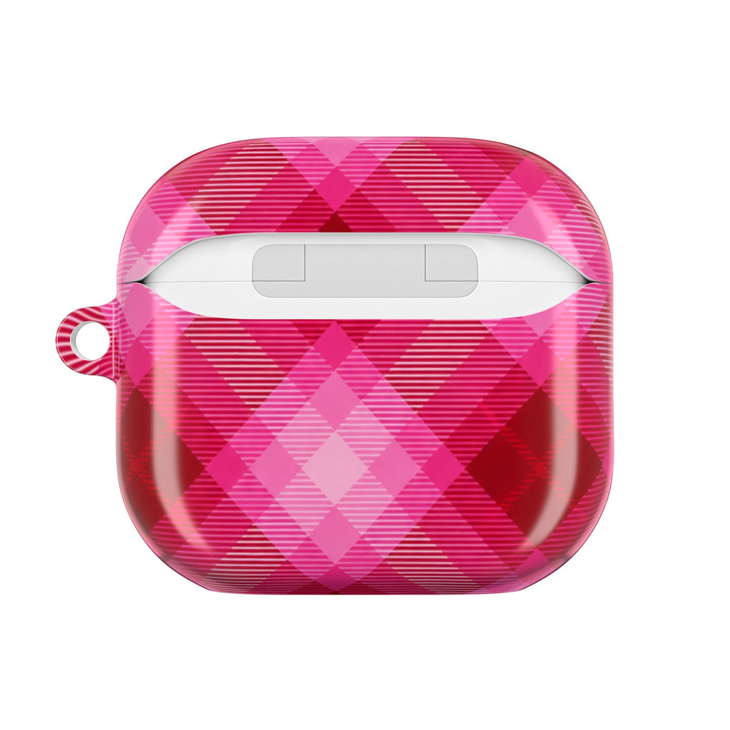 Pink Picnic Plaid AirPods Case