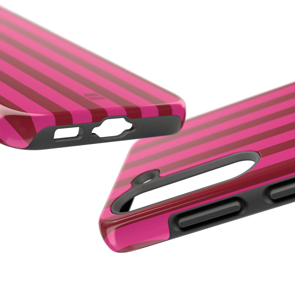 Strawberry Burst Bold Stripes