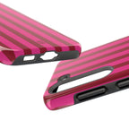 Strawberry Burst Bold Stripes