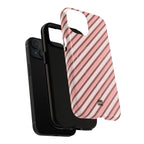 Angelina Stripes | Pink - MagSafe iPhone Case