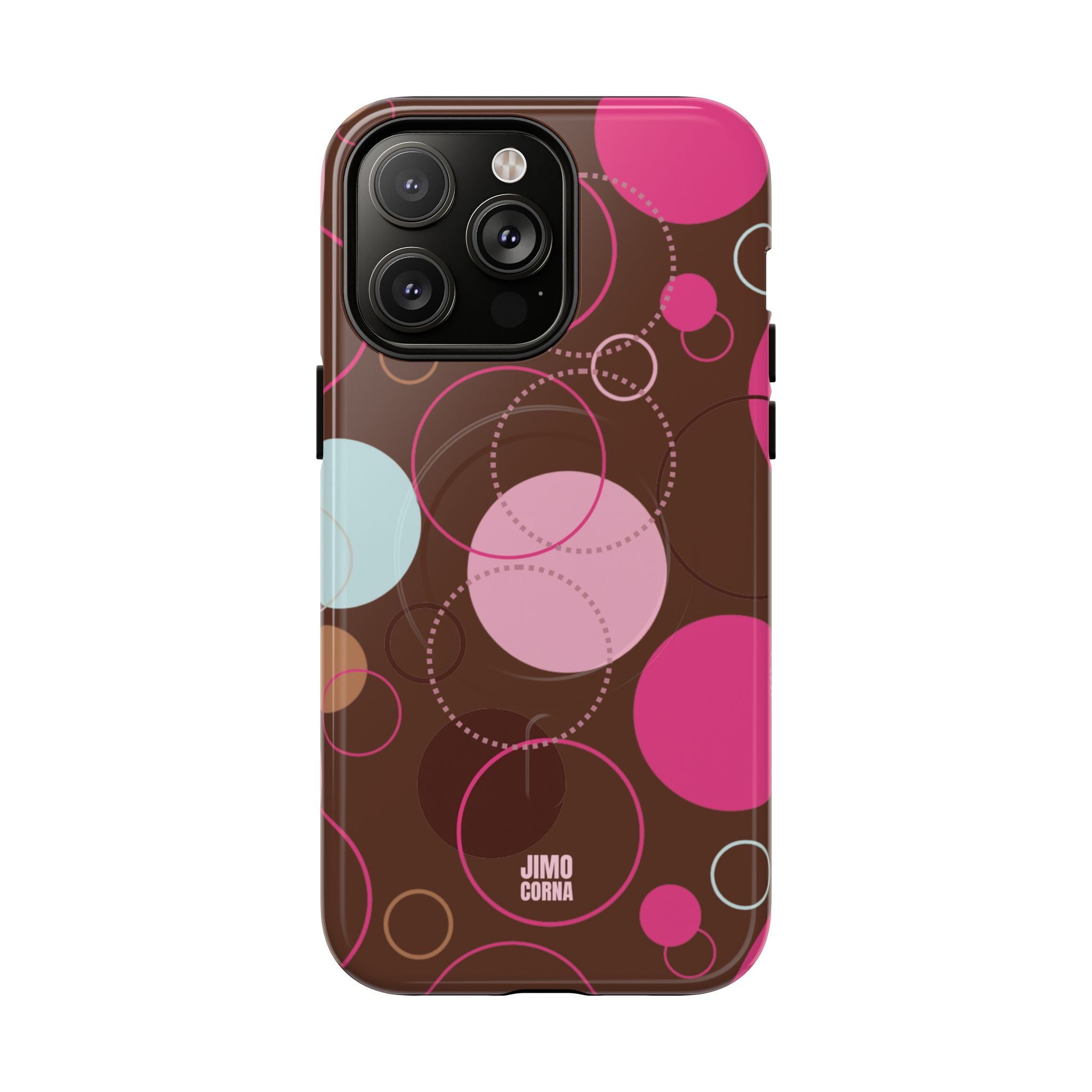 Spiral Pop MagSafe iPhone Case | Brown