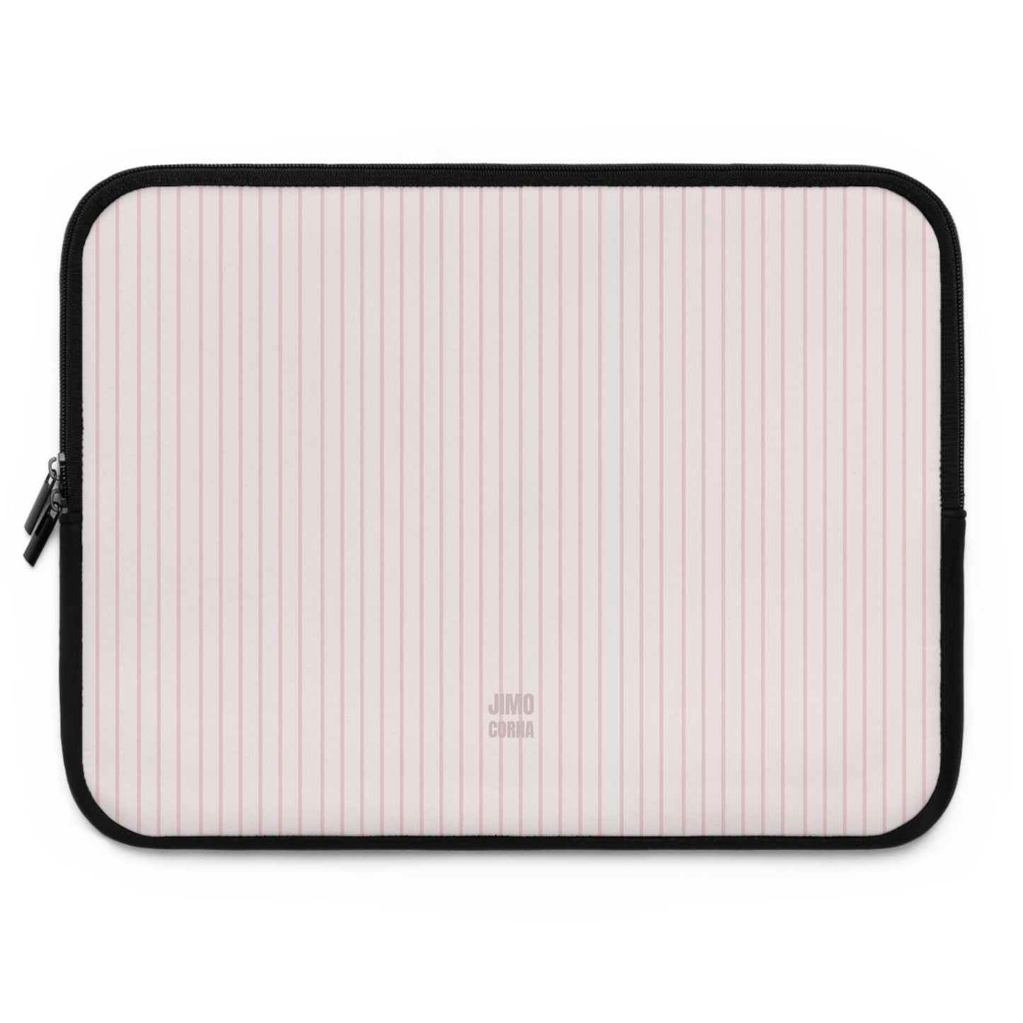 Baby Pink Soft Stripes Laptop Sleeve