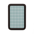 Farm Gingham Vegan MagSafe Wallet | Blue