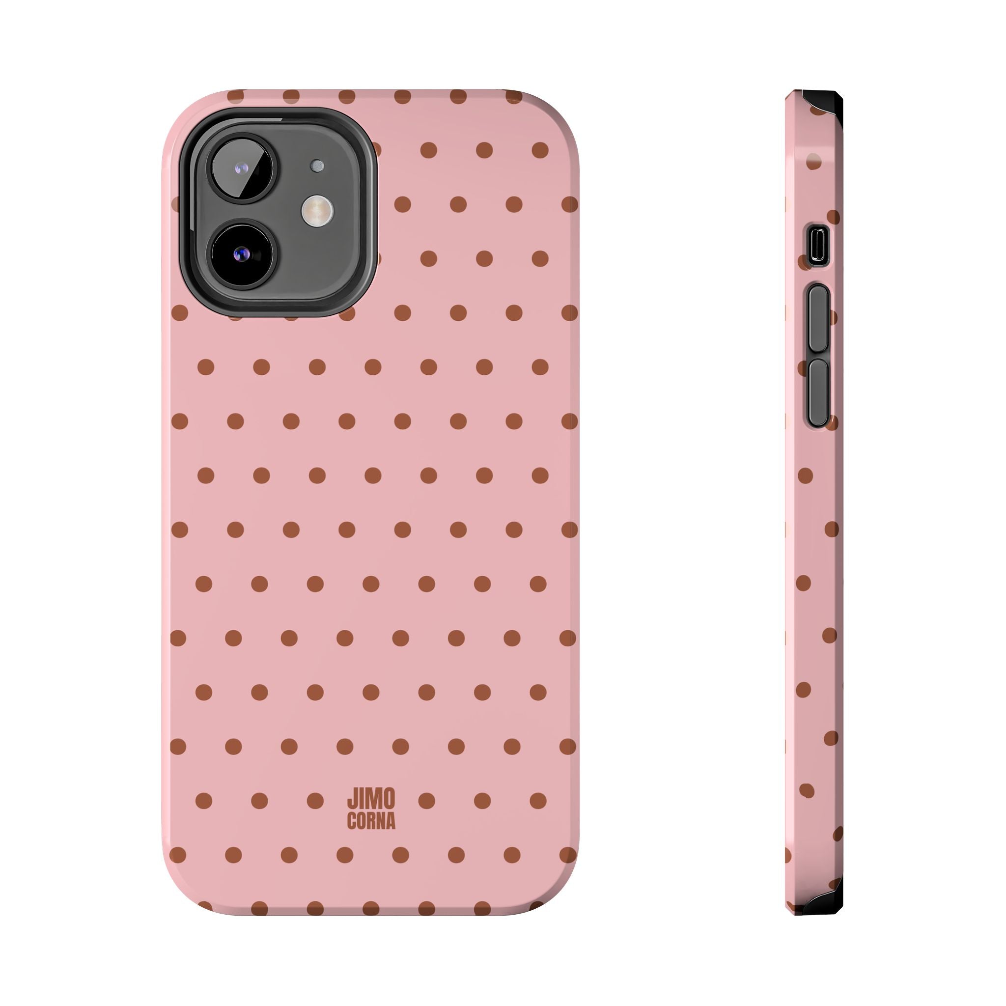 Polka Dot | Pink and Brown