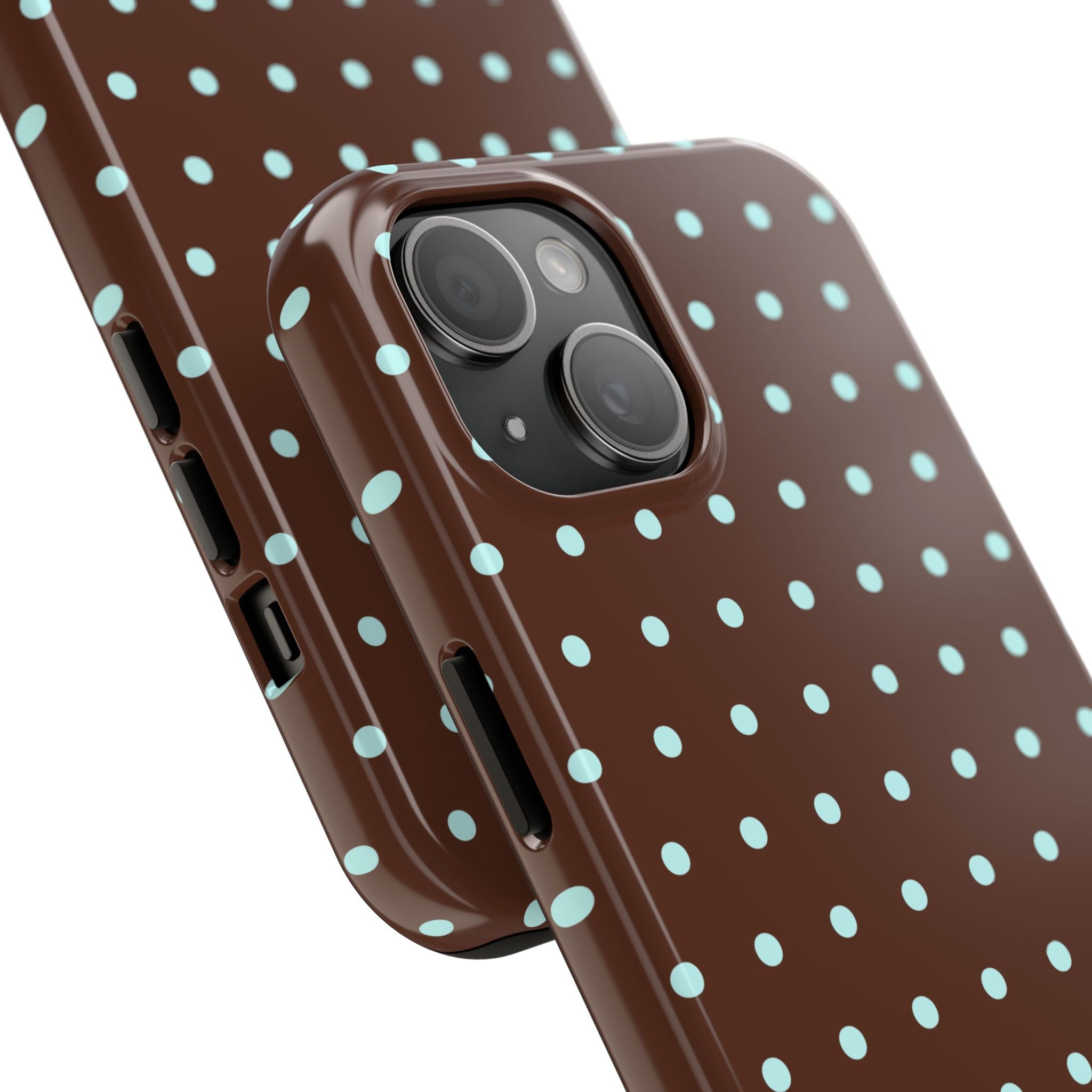 Polka Dot | Brown and Blue