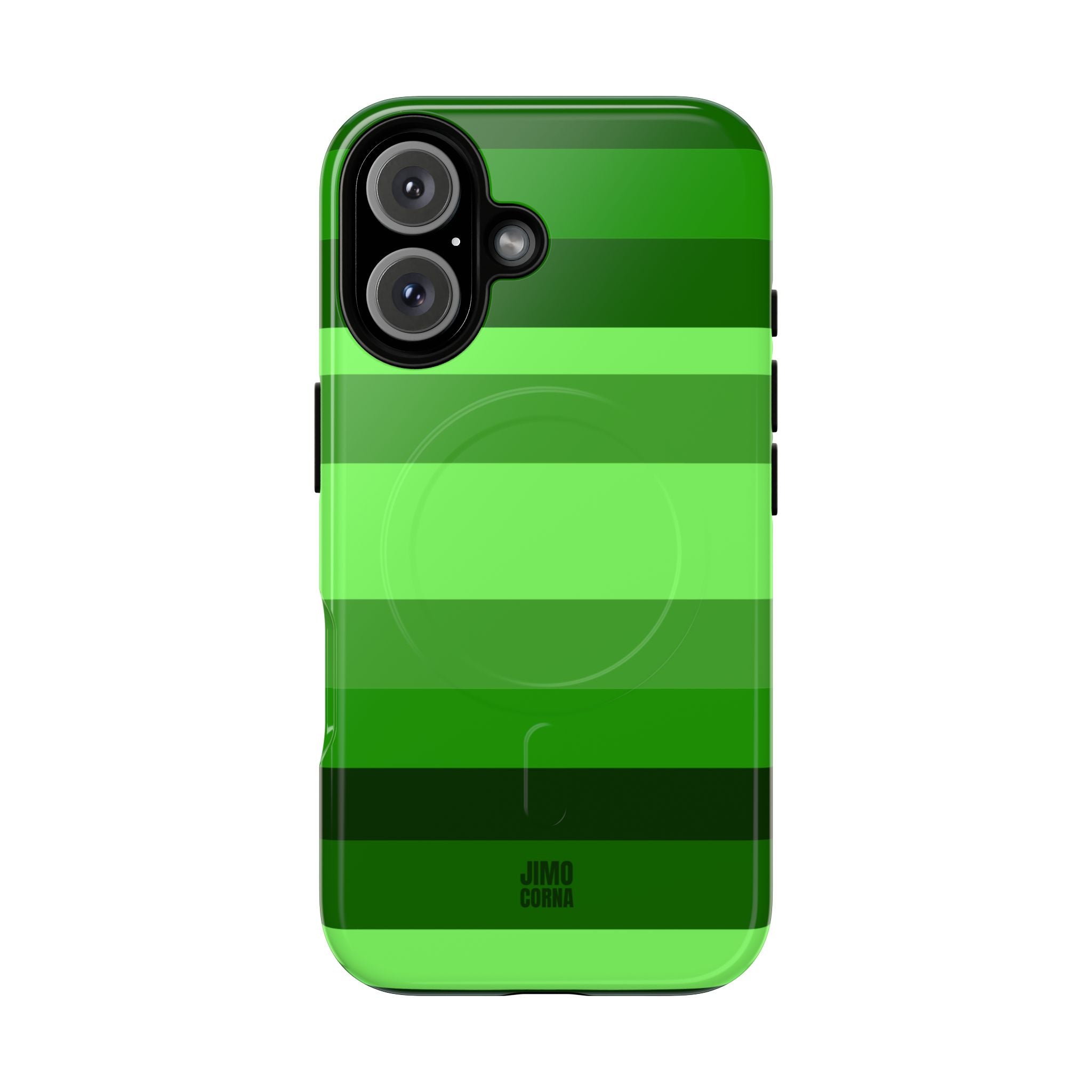 Matcha Stripe MagSafe iPhone Case