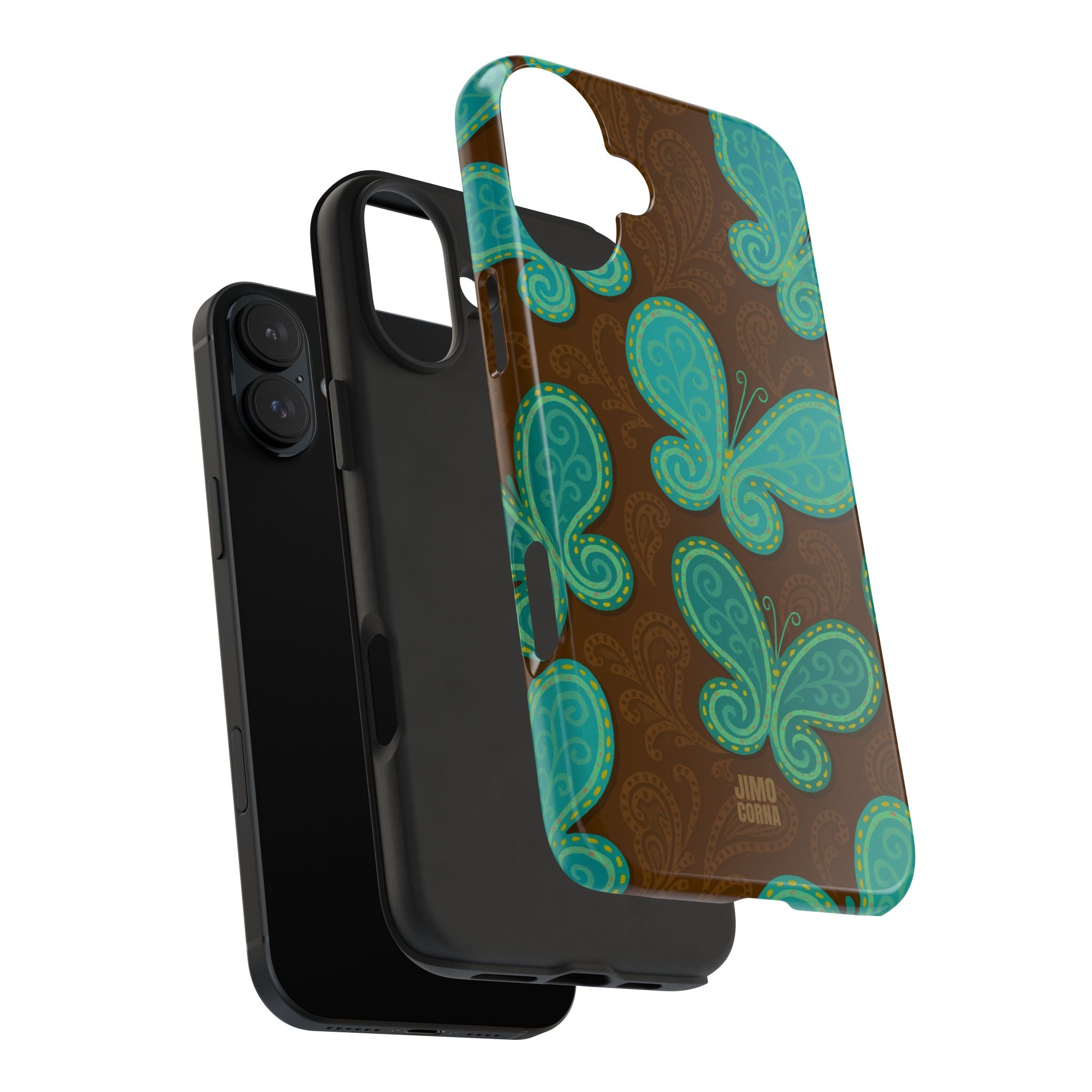 Cocoa Breeze Butterflies iPhone Case