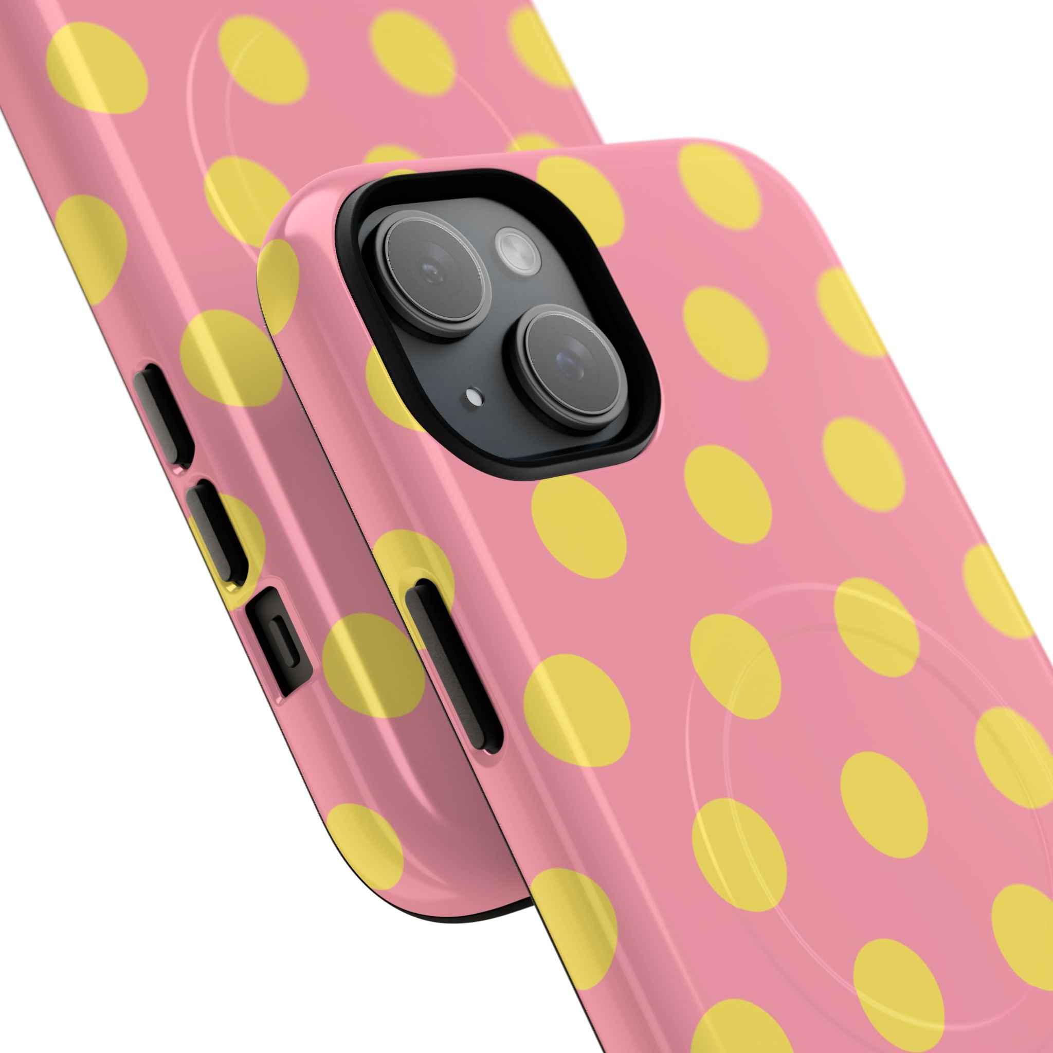 Big Polka Dot | Pink and Yellow