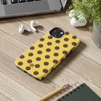 Big Polka Dot | Yellow and Brown