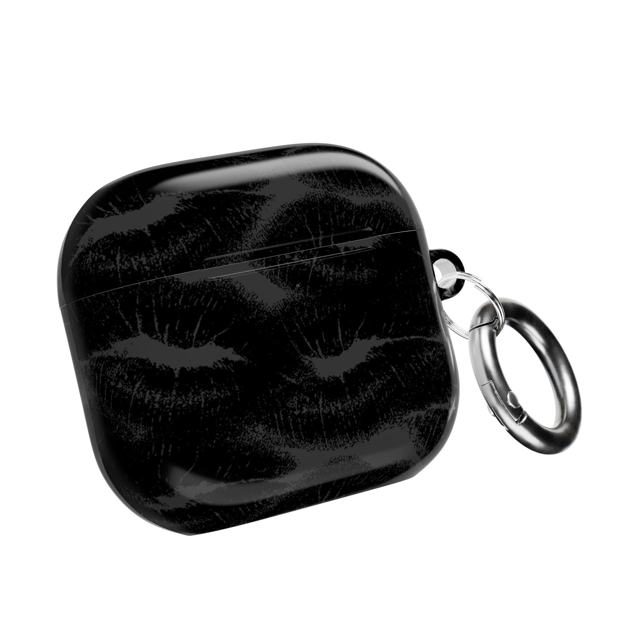 Black Lipstick Kisses AirPods Case