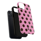Big Polka Dot | Pink and Black