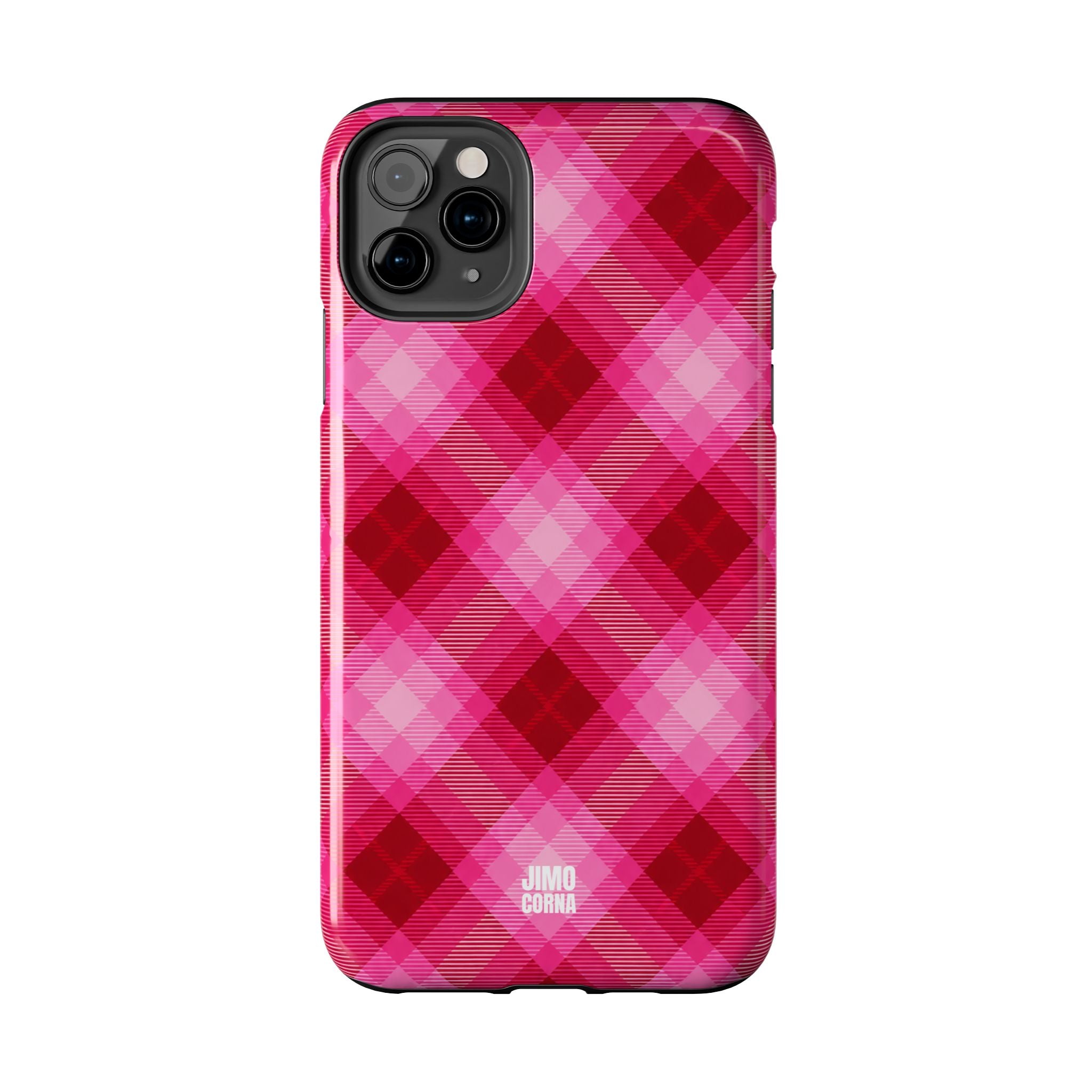 Pink Picnic Plaid iPhone Case