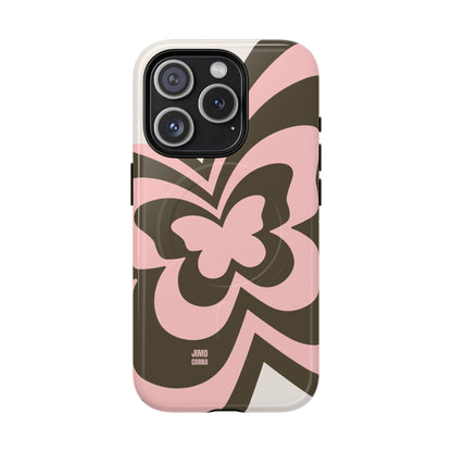 Pink Retro Butterfly