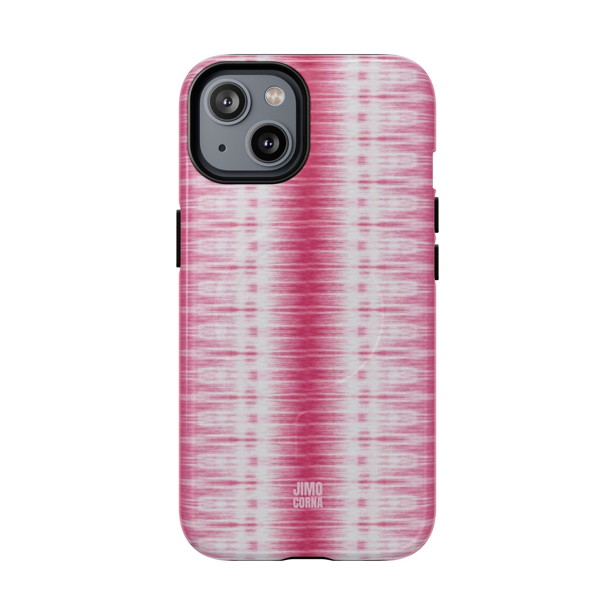 Pink Woven Texture MagSafe iPhone Case