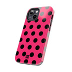 Big Polka Dot | Hot Pink and Black