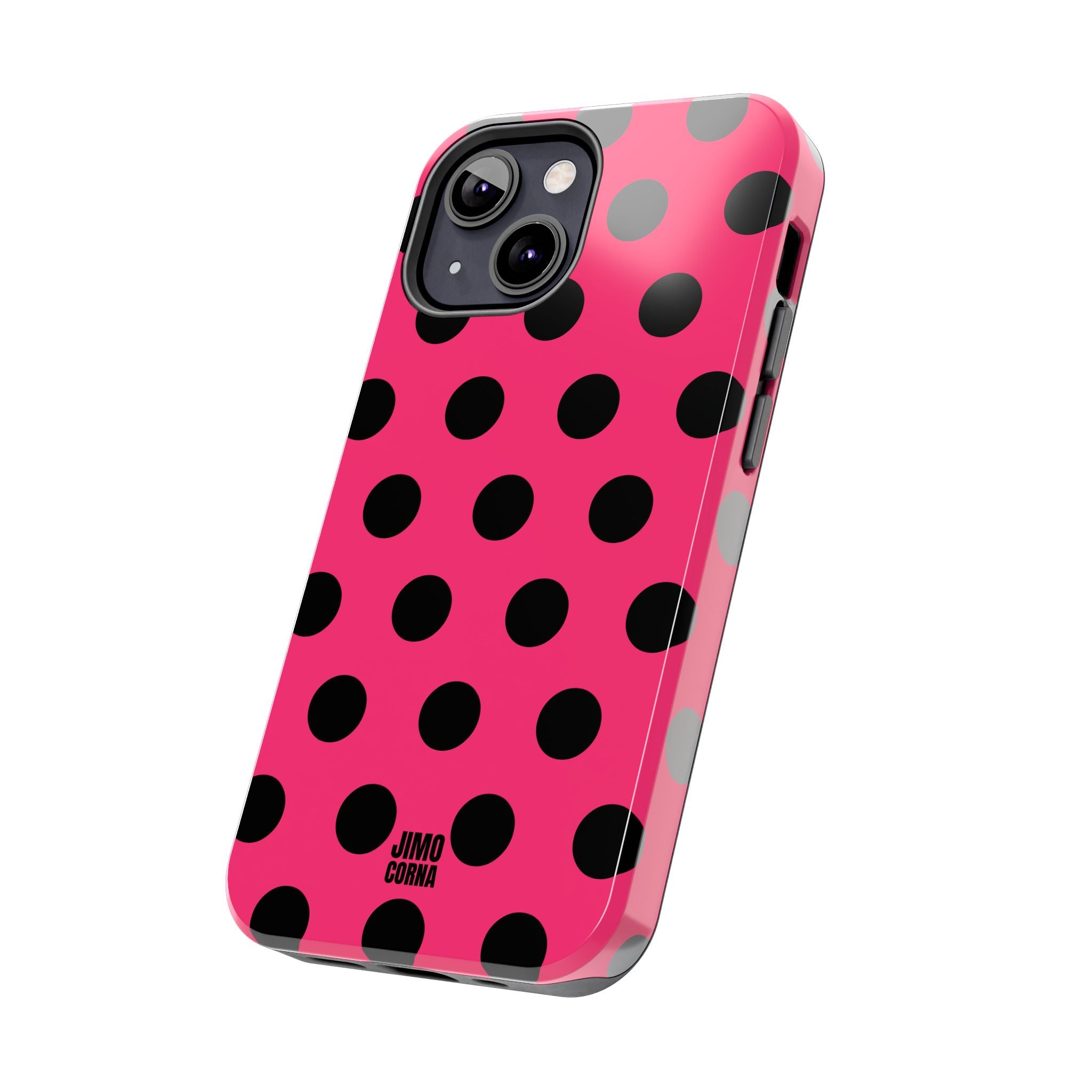 Big Polka Dot | Hot Pink and Black