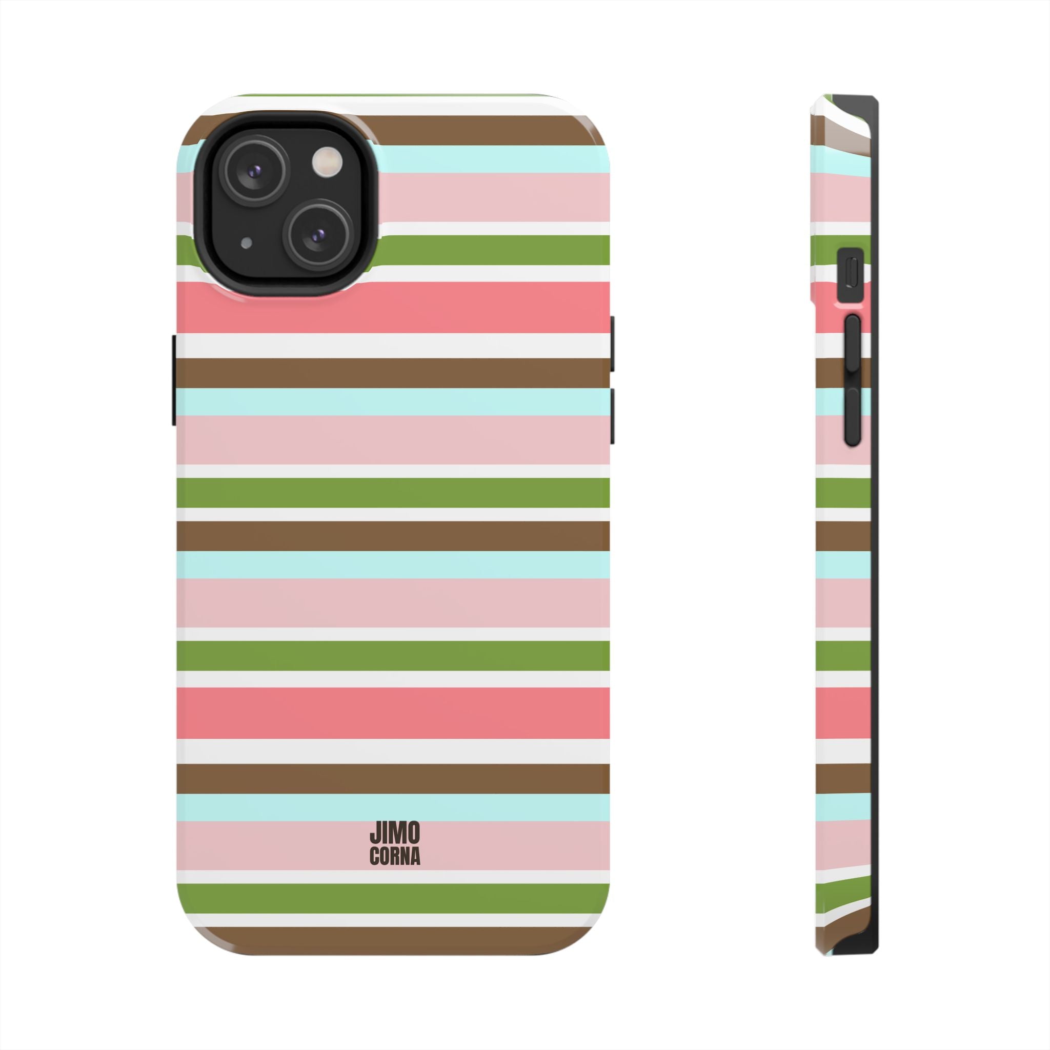 Sweet Candy Stripes iPhone Case