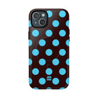 Big Polka Dot | Brown and Blue
