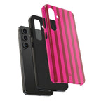 Bold Stripes Samsung Galaxy Case | Strawberry Burst