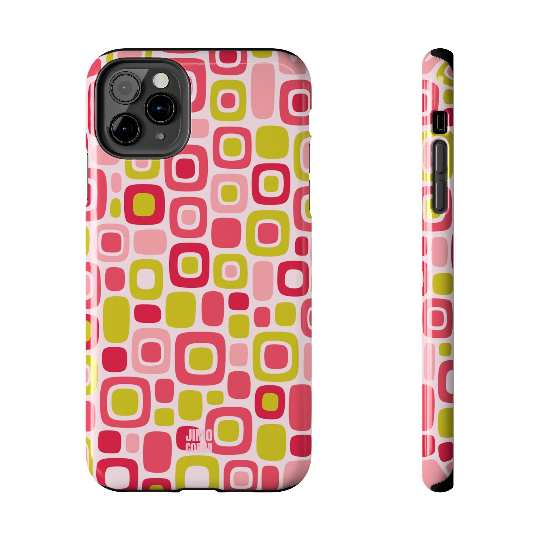 Bubble Pop Geometry iPhone Case